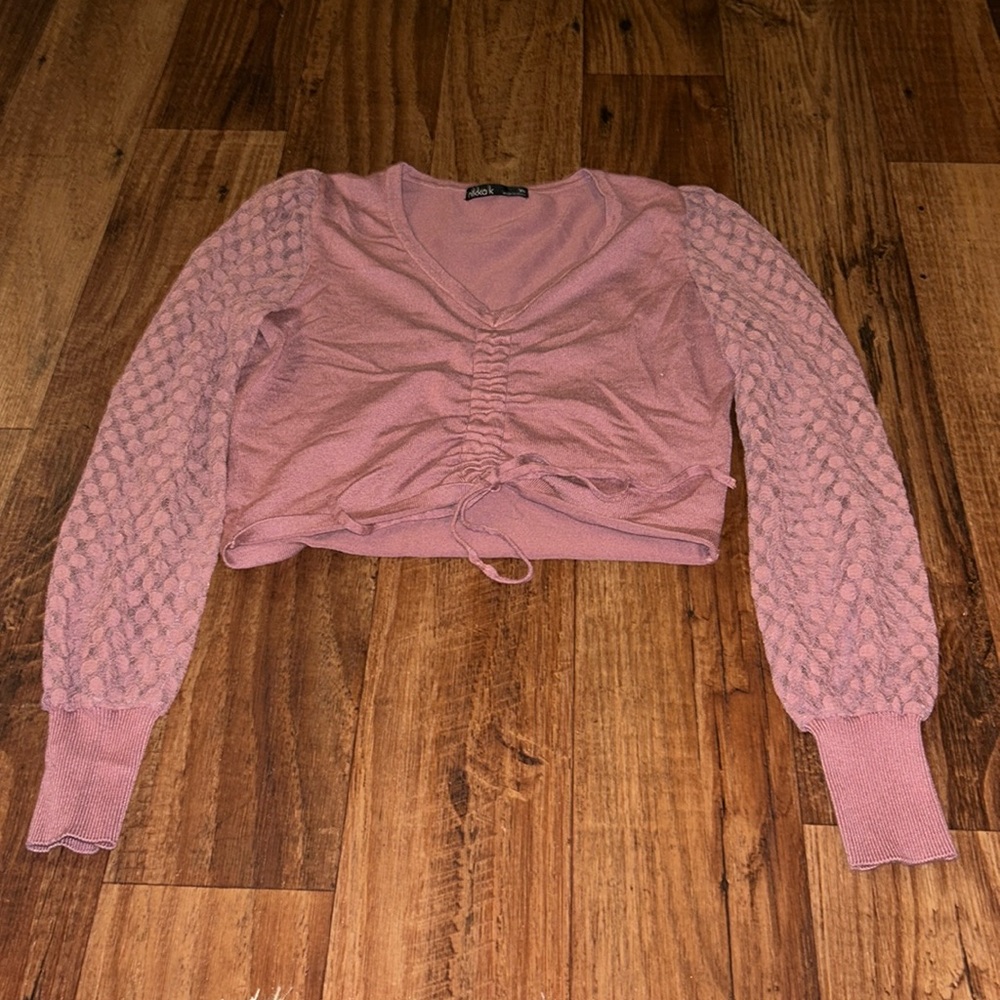 Cropped Long Sleeve Shirt